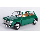 Bburago 1:18 Mini Cooper Green and White Bburago 1:18 Mini Cooper Green and White